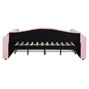 Upholstered Daybed With Storage Armrests, Trundle And Latest Integrated Bluetooth Audio System