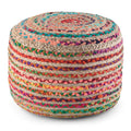 Margo - Handcrafted Round Pouf