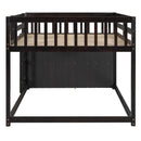 Bunk Bed With 4 Drawers And 3 Shelves