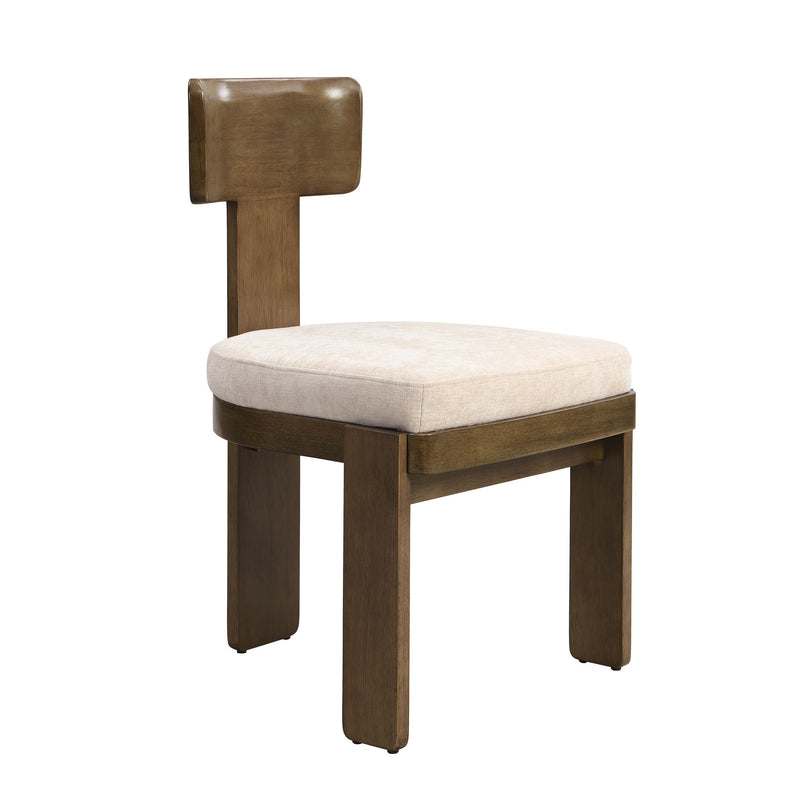 Upholstered Dining Fabric Side Chairs (Set of 2)