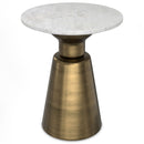 Leyla - Side Table - Antique Brass