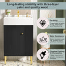 Bathroom Vanity, Combo Cabinet, Bathroom Storage Cabinet, Single Ceramic Sink