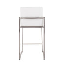 Fuji - Contemporary High Back Counter Stool, Functional Design