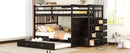 Bunk Bed With Twin Size Trundle And Staircase