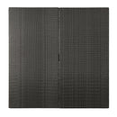 Outdoor Square Rattan Wicker Dining Table - Gray