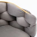 Luxury Modern Simple Leisure Velvet Single Sofa Chair Bedroom Lazy Person Household Dresser Stool Manicure Table Back Chair