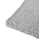 Cozy Knitted Acrylic Throw Blanket With Double Sided Design