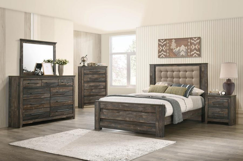 Ridgedale - 2-Drawer Nightstand - Weathered Brown