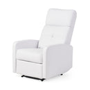 Contemporary Recliner Chair With Push Back Function