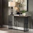 Zudora - Sofa Table - Antique Oak & Black