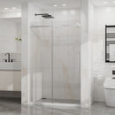 Frameless Tub Sliding Shower Door With Easy Clean Coating