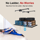 4 X 8 Ft Overhead Garage Storage Rack - Black