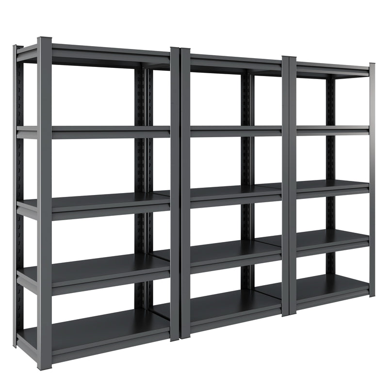 Industrial Heavy Duty Metal Garage Shelving Unit, Adjustable Storage Rack