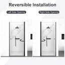 Semi Frameless Circular Pivot Shower Door With 1 / 4" Sgcc Tempered Glass