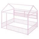 House Frame With Fence And Shelves