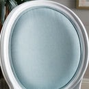 French Country Dining Chair Set With Round Backrest