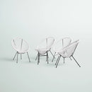 Outdoor Conversation Set With Ergonomic Lounge Chairs And Tempered Glass Table