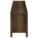 Carey - 79" TV Stand Fireplace Media Console - Dark Pine