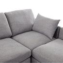 Sectional Sofa Modular U-Shaped With Ottoman & USB Ports