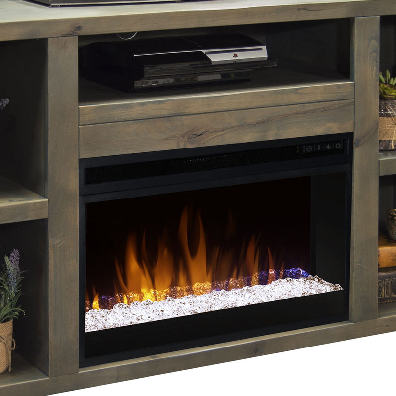 Joshua Creek - Electric Fireplace TV Stand For TVs Up To 70" - Barnwood