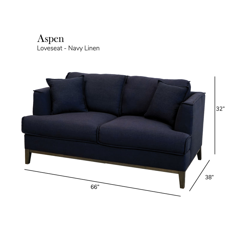 Aspen - Linen Loveseat