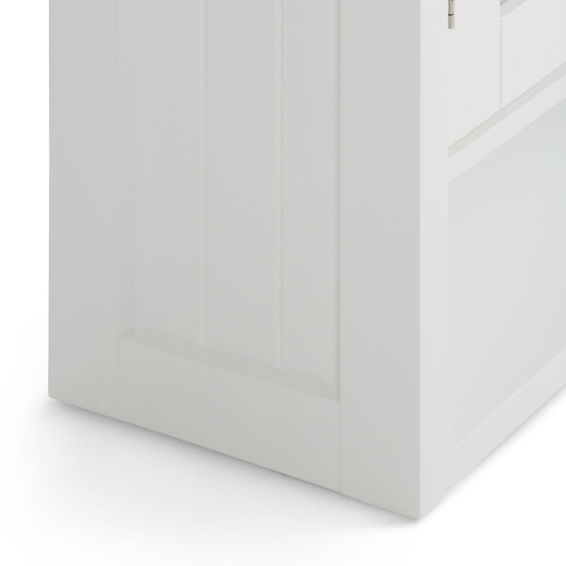 Acadian - Double Door Wall Cabinet - Pure White