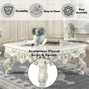Adara - Coffee Table - Antique White Finish - Atlantic Fine Furniture Inc
