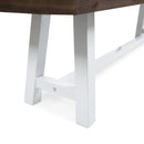 Tranquilizer - Outdoor Acacia Wood Bench With Slat Panel Design