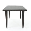Reflect - Outdoor Dining Table With Rattan Cover - Dark Gray