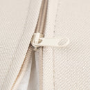 Outdoor Dining Set 1 Table 4 Chairs (Set of 5) - Teak / Beige