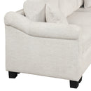 Contemporary U - Shaped Sectional Sofa With Movable Storage Ottoman