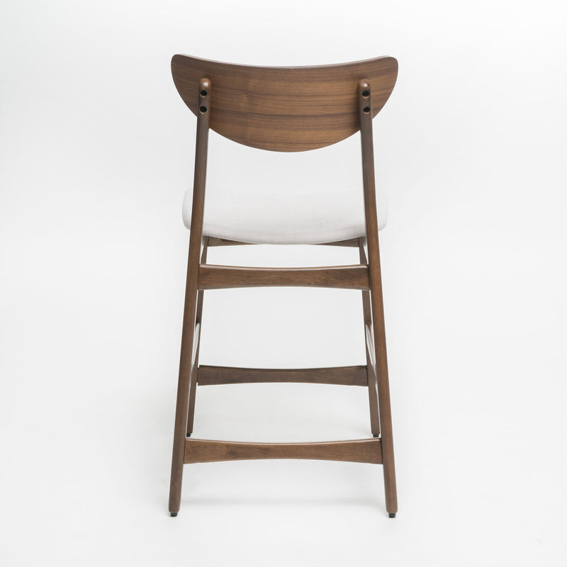 Elegant Counter Height Chair With Cushioned Seat