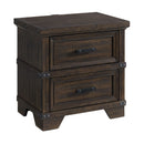 Colorado City - 2-Drawer Nightstand With USB - Charcoal