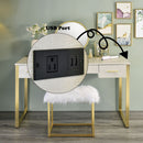 Myles - Vanity Desk - Atlantic Fine Furniture Inc