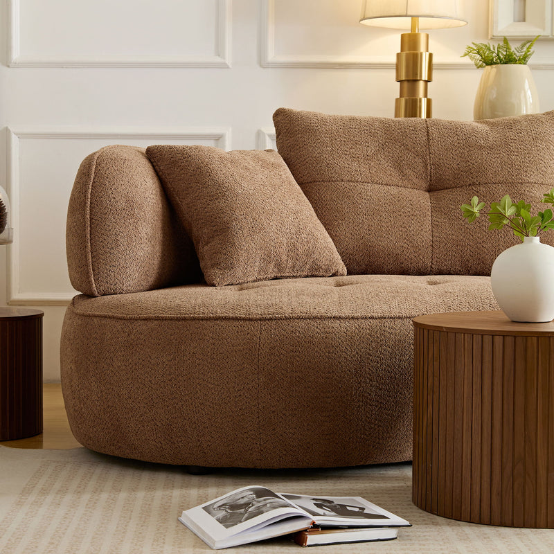 Modular Sofa, Durable Fabric, Solid Wood Frame, High Density Sponge Padding, Seating For 4