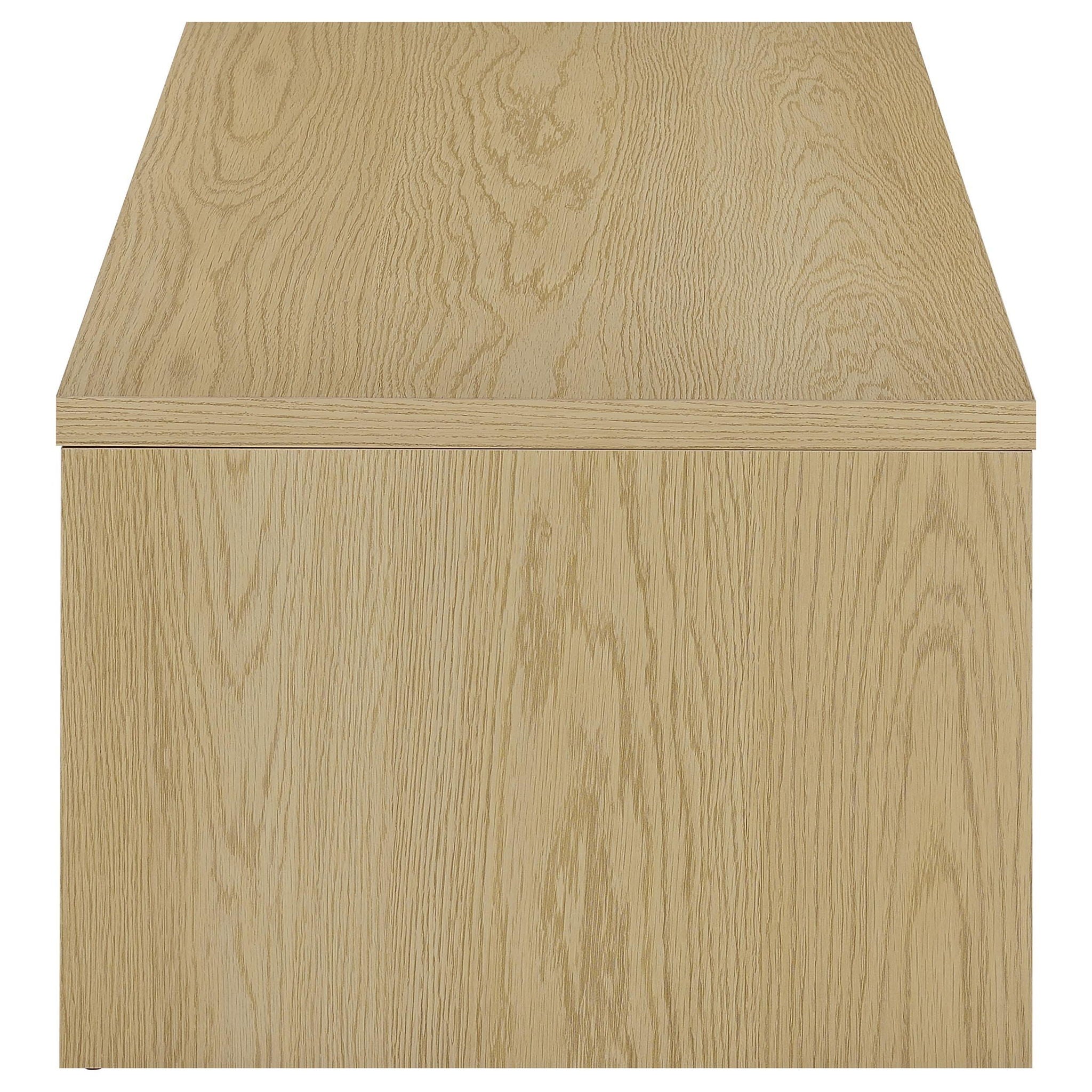 Canoga 2-piece Lift Top Cocktail Coffee Table Set Light Oak - Atlantic Fine Furniture Melbourne FL