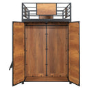 Loft Bed With L Shape Desk And Wardrobe