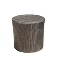Barrel Side Table With Handcrafted Details