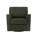 360° Swivel Accent Barrel Armchair With Side Pockets, Compact Design