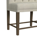 Peyton - Sectional Sofa Counter Set - Pearl Silver