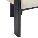 Dining Chairs With Pillow Back (Set of 2) - Beige / Black