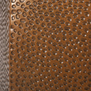 Modern Hammered Iron Geometric End Table