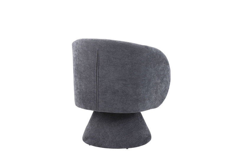 Swivel Accent Chair, Armchair Round Barrel Chair In Fabric For Living Room Bedroom