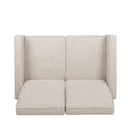Manville - Contemporary Tufted Loveseat Pushback Recliner