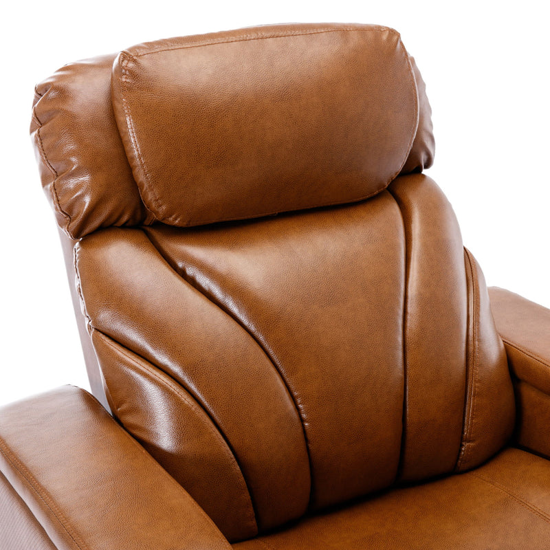Power Motion Recliner Electric Power Recliner With USB Charging Port, Hidden Arm Storage, Convenient Cup Holder And Bluetooth Speaker