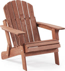 Oversize Outdoor Folding Adirondack Chair, Patio Chair For Garden