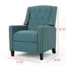Classic Fabric Push Back Chair