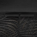 Modern TV Stand With 2 Spacious Storage Space And Anti-Tip Device