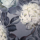 Hazel - Large Square Pouf With Flower Print