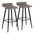 Ale - Contemporary Fixed Height Bar Stool (Set of 2)